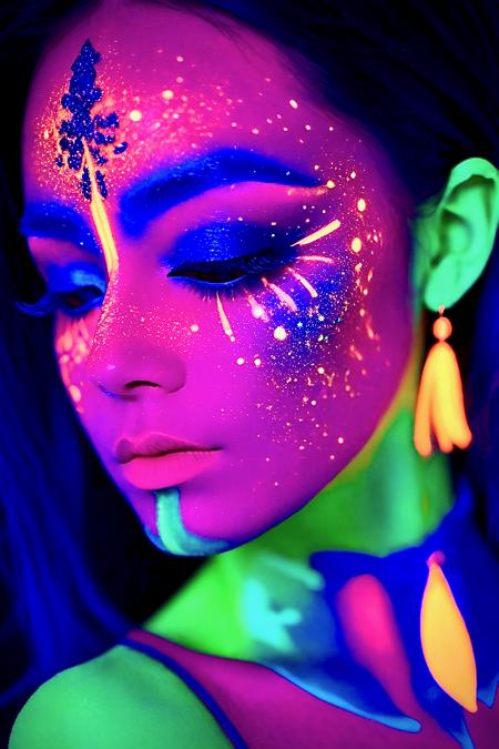 Glow in deals the dark makeup